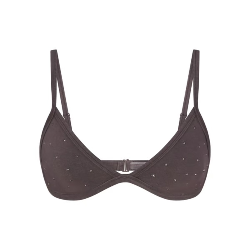 NWT! SKIMS Outdoor Rhinestone Triangle Bralette (L)